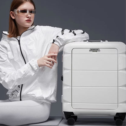 Large-Capacity Fingerprint Luggage