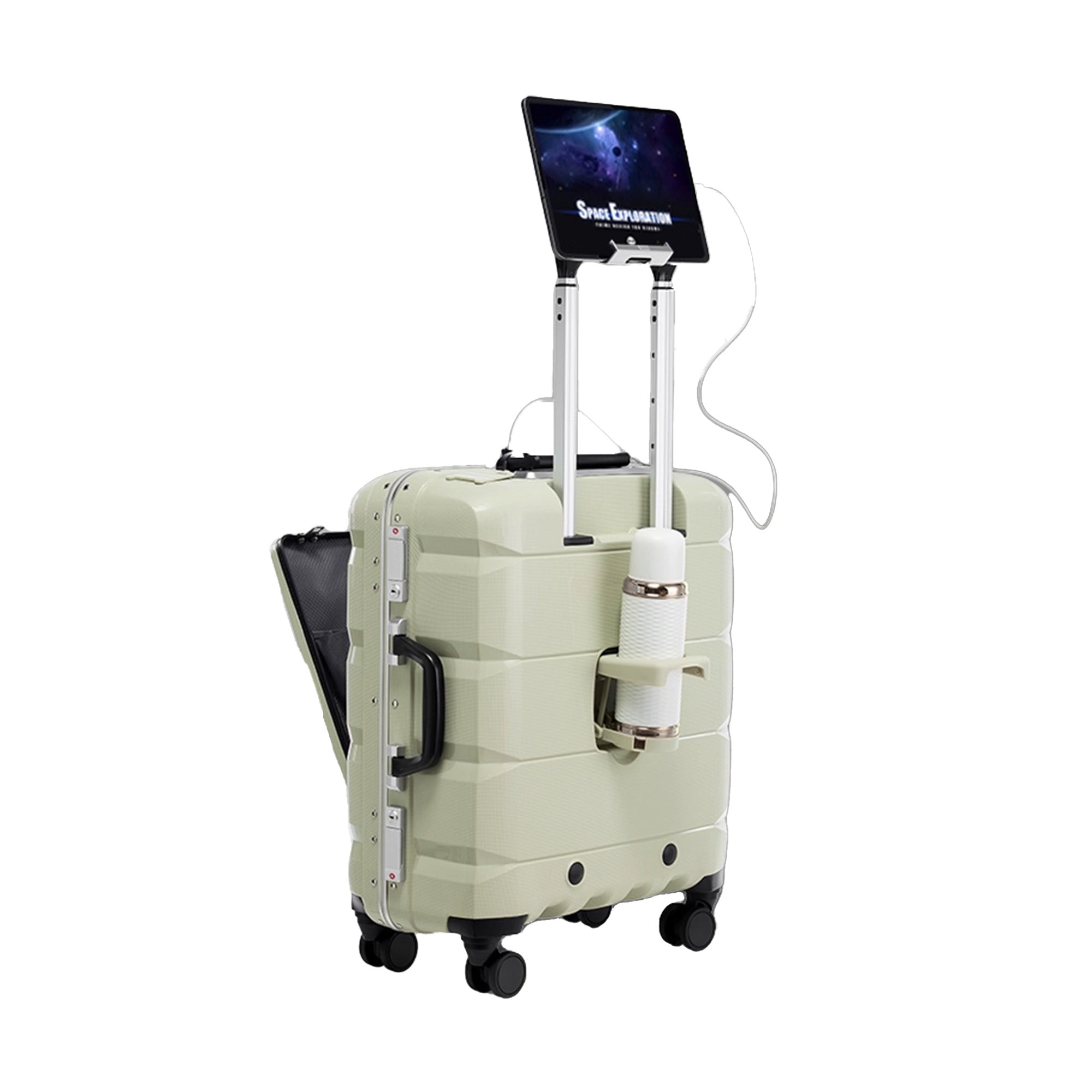 Large-Capacity Fingerprint Luggage