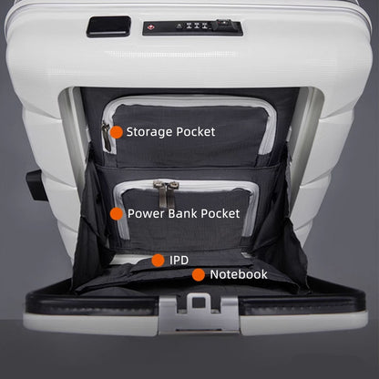 Large-Capacity Fingerprint Luggage