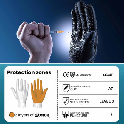 Level 3 Needle Level 5 Stab Proof Gloves