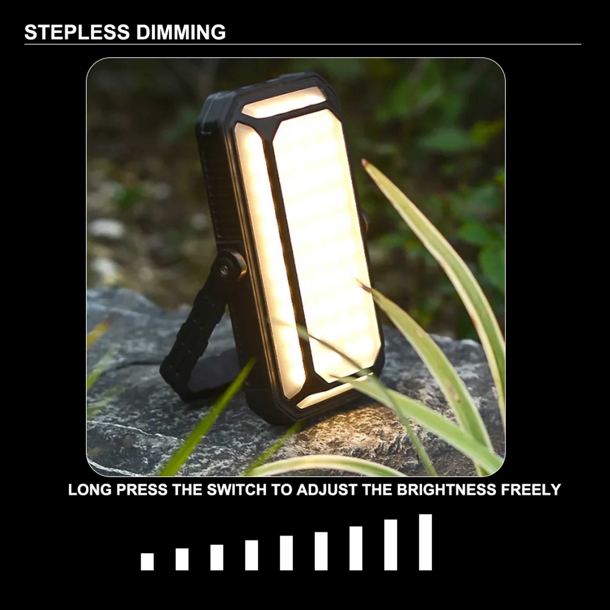 Long-Lasting Solar Outdoor Camping Flashlight