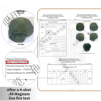 Tactical Bulletproof Helmet Set - NIJ IIIA