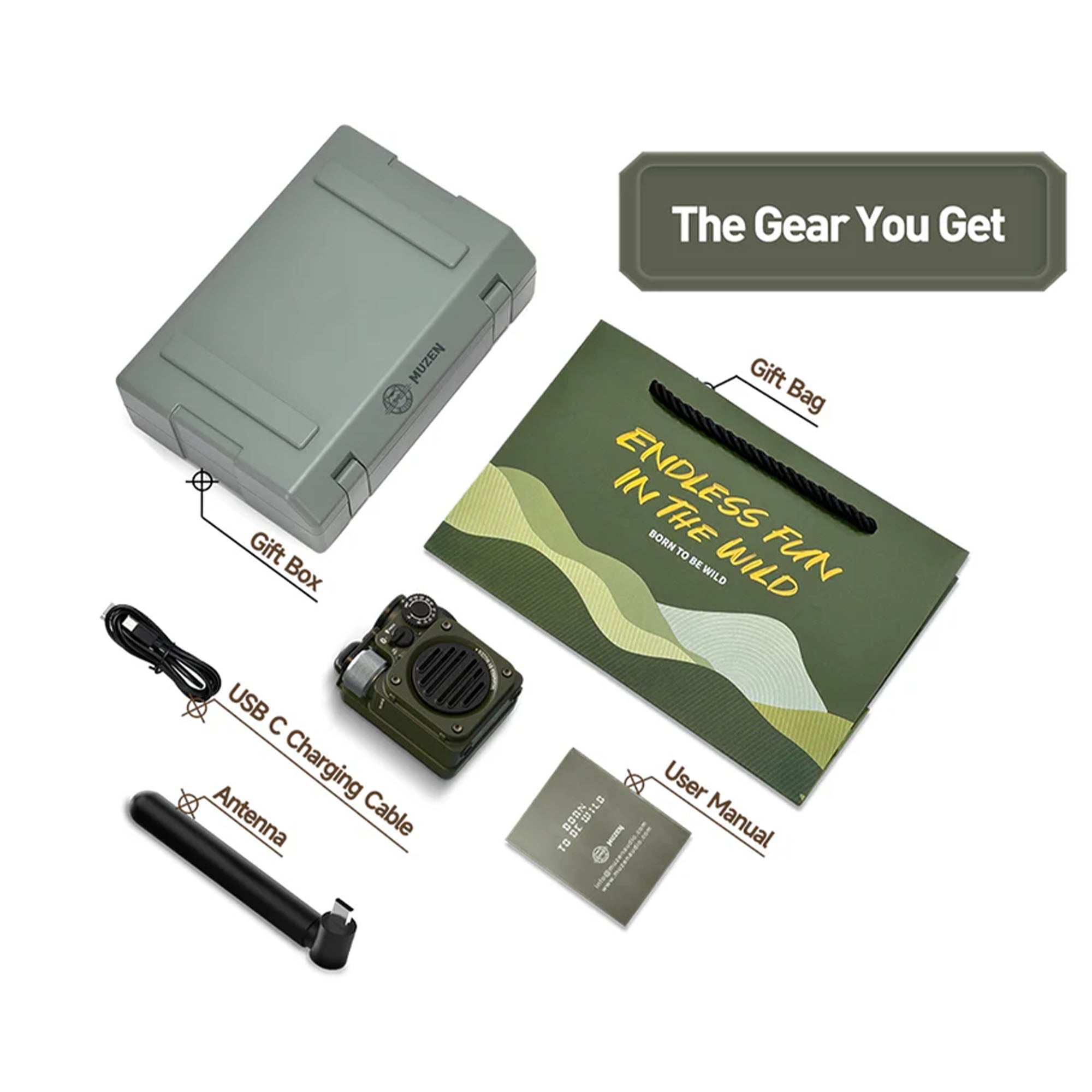 Outdoor Waterproof Mini Portable Bluetooth Speaker