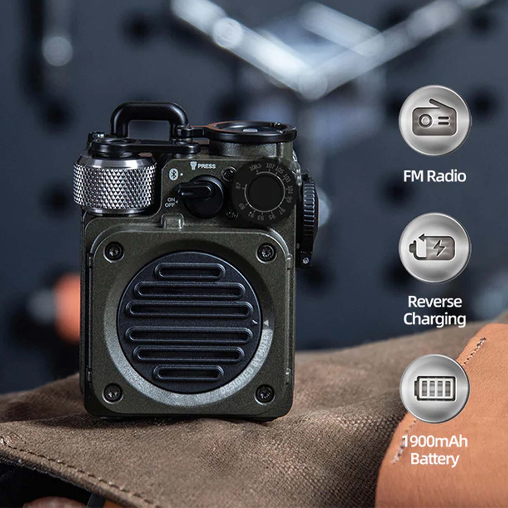 Outdoor Waterproof Mini Portable Bluetooth Speaker