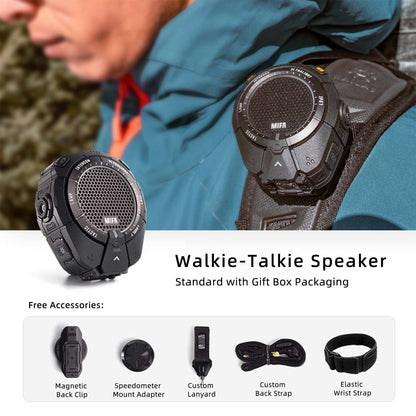 Portable Outdoor Walkie Talkie & Mini Speaker