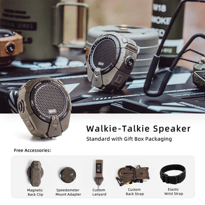 Portable Outdoor Walkie Talkie & Mini Speaker