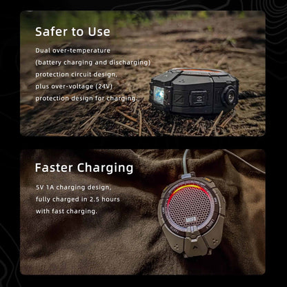 Portable Outdoor Walkie Talkie & Mini Speaker