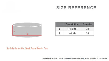 Level 5 Slash Proof Hat / Neck Guard