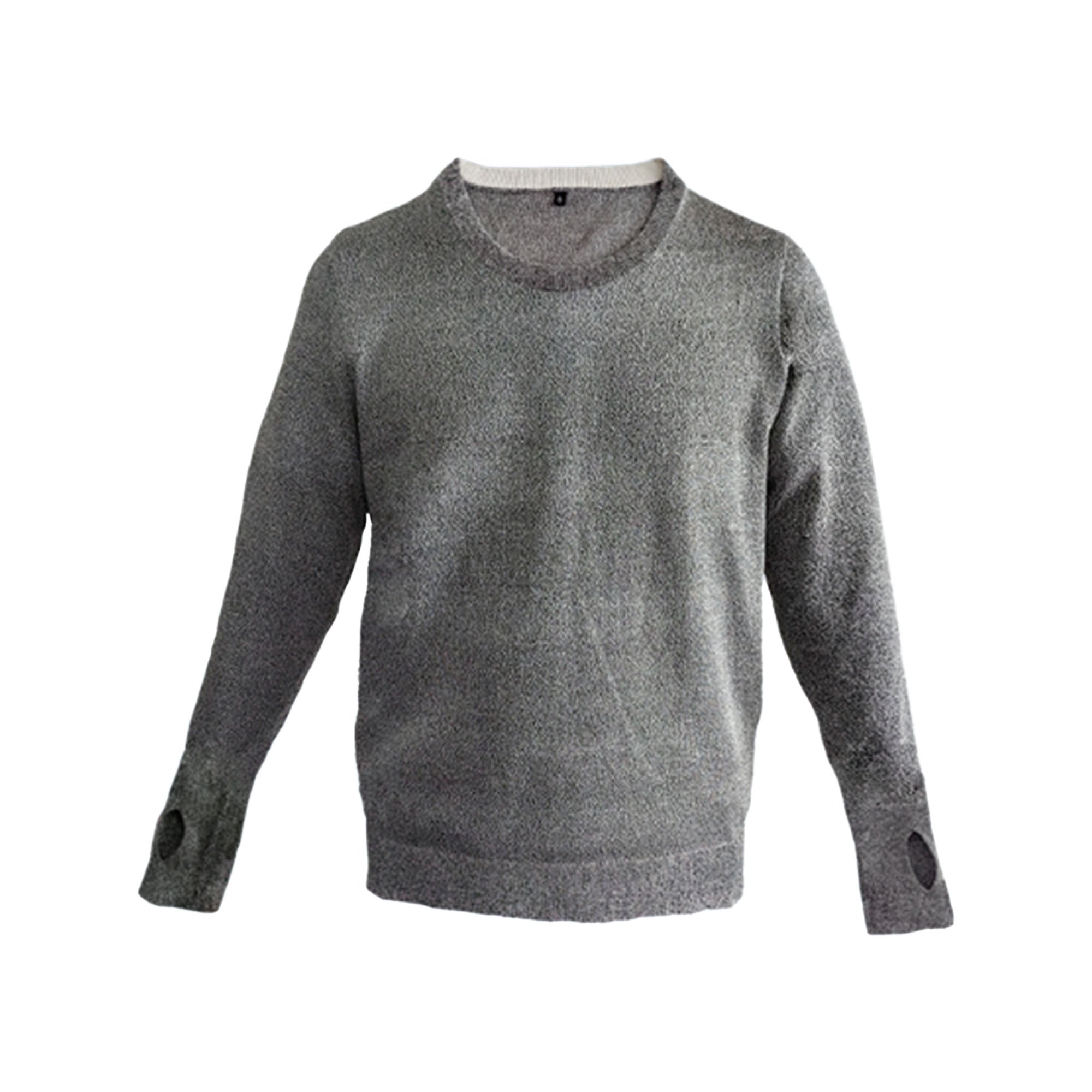 Small Round Neck Long Sleeve Slash Proof Shirt (Hand Protection Style)