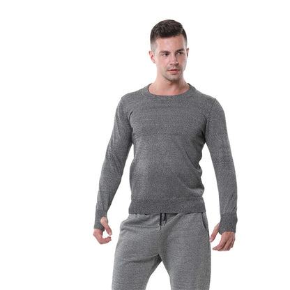Small Round Neck Long Sleeve Slash Proof Shirt (Hand Protection Style)