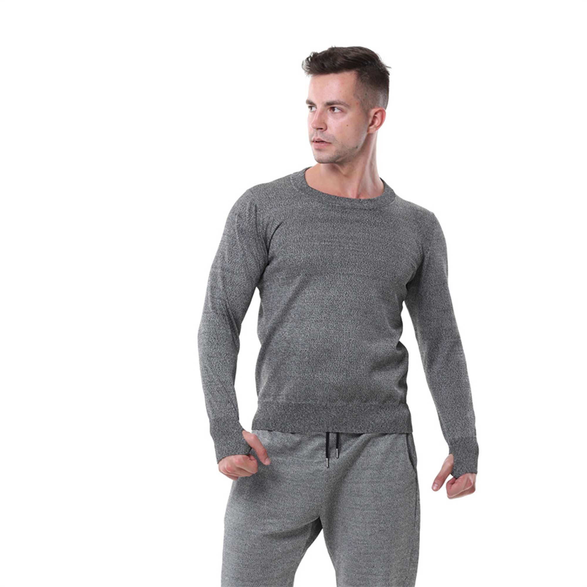 Small Round Neck Long Sleeve Slash Proof Shirt (Hand Protection Style)