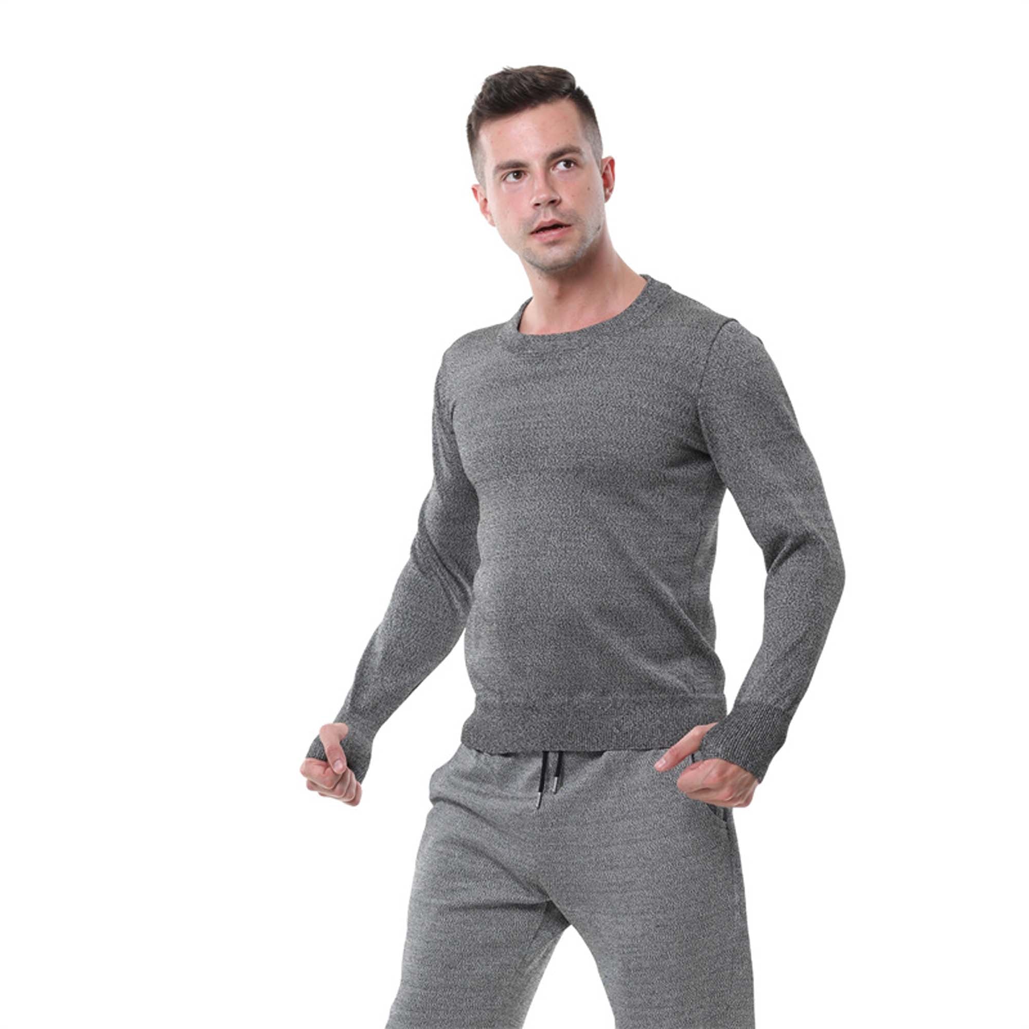 Small Round Neck Long Sleeve Slash Proof Shirt (Hand Protection Style)