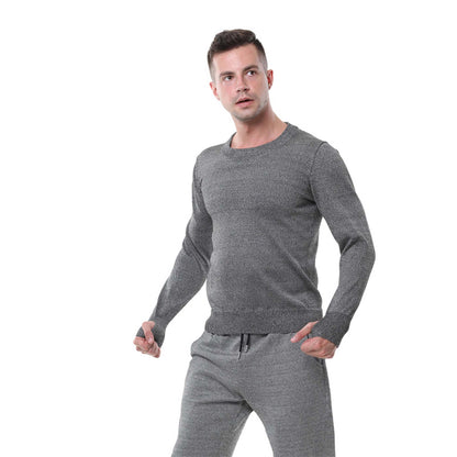 Small Round Neck Long Sleeve Slash Proof Shirt (Hand Protection Style)