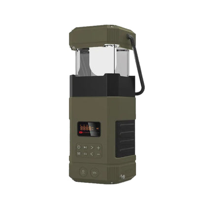 Solar Hand-Crank Emergency Radio Flashlight Power Bank
