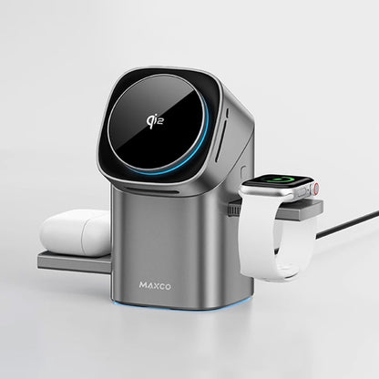 Three-In-One Touch And Rotation Wireless Charger
