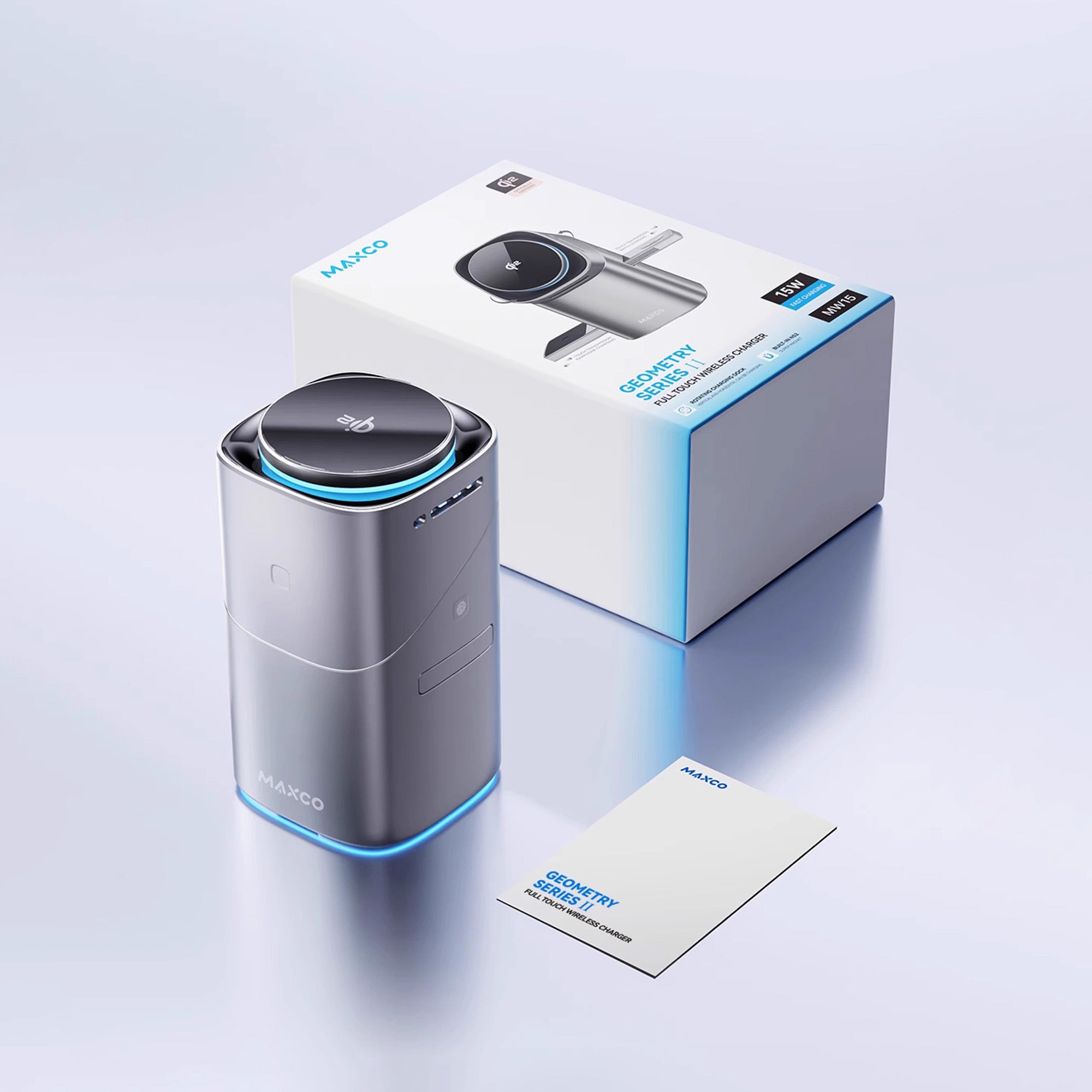 Three-In-One Touch And Rotation Wireless Charger