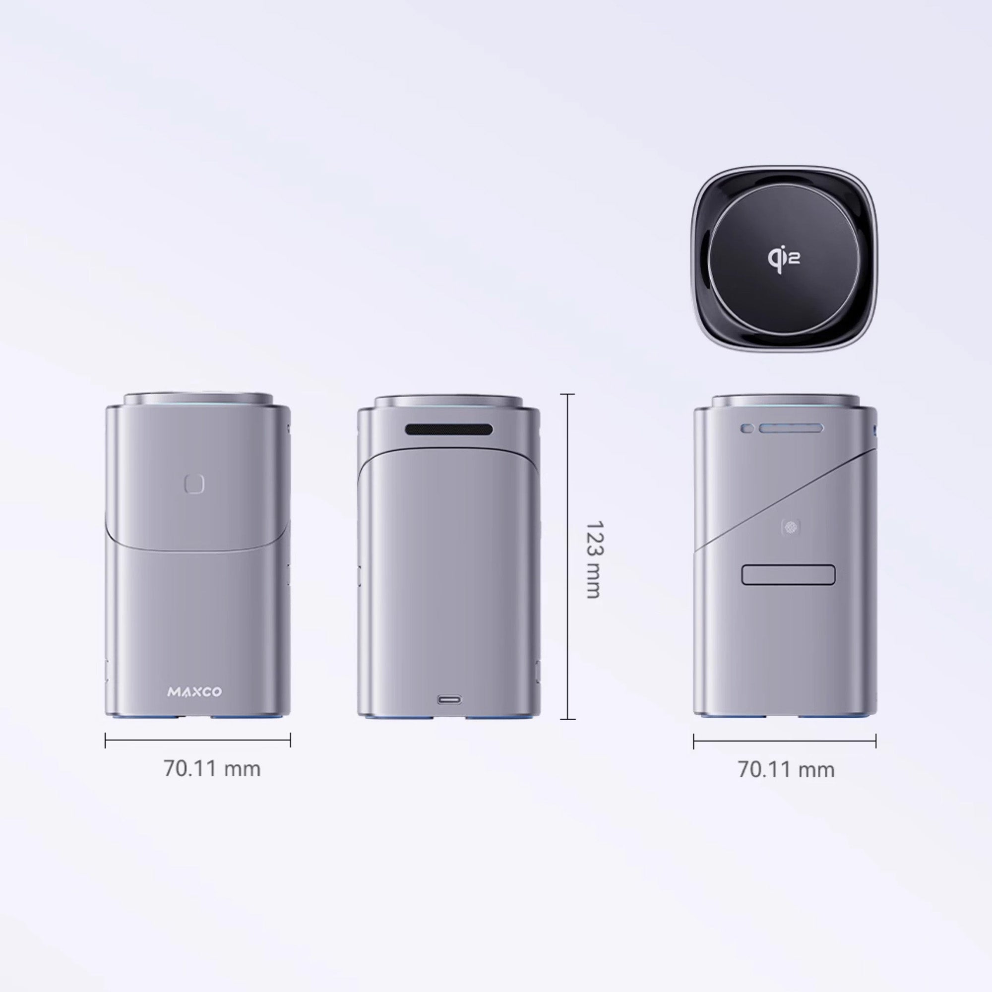 Three-In-One Touch And Rotation Wireless Charger