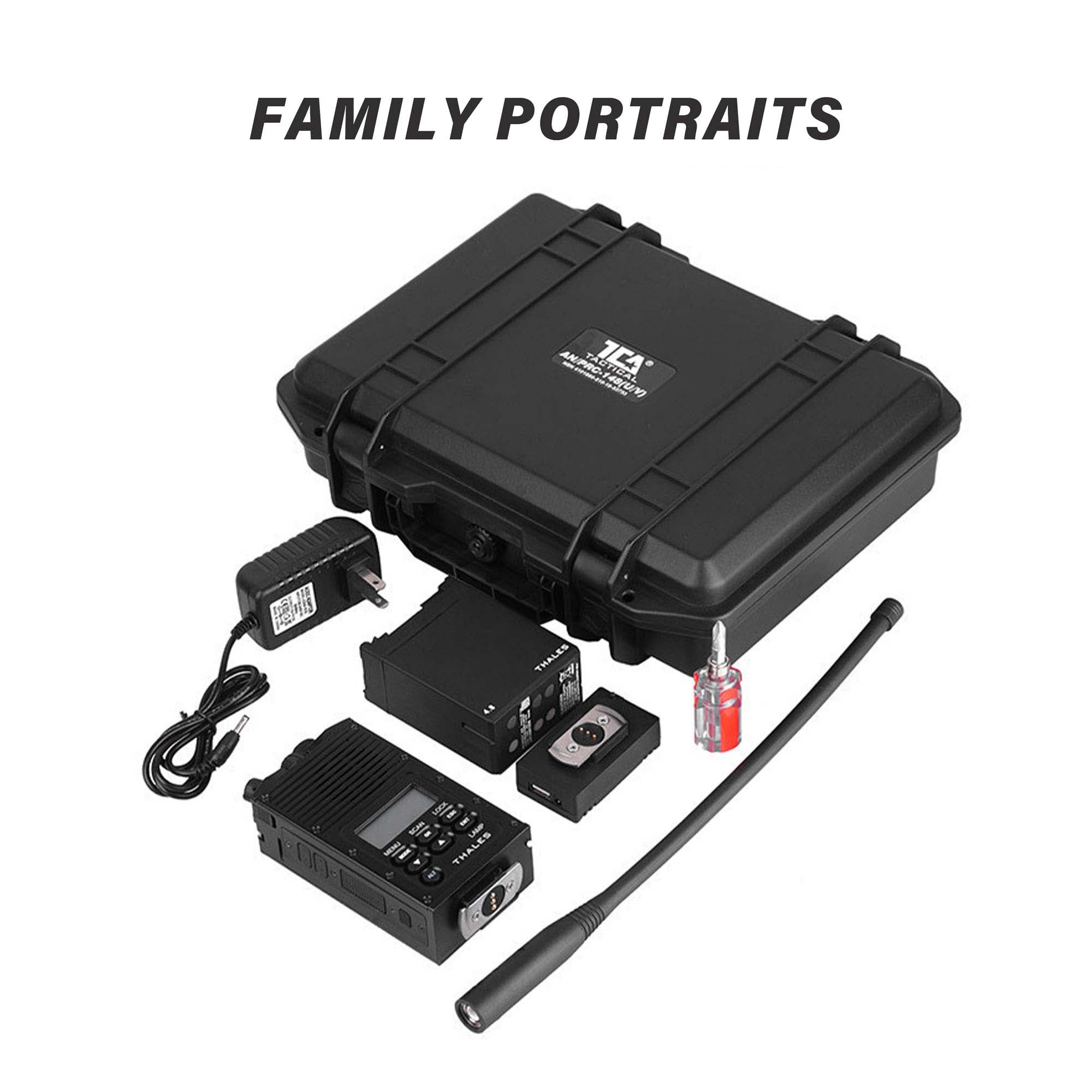 Three Defense Tactical Walkie Talkie Accessories