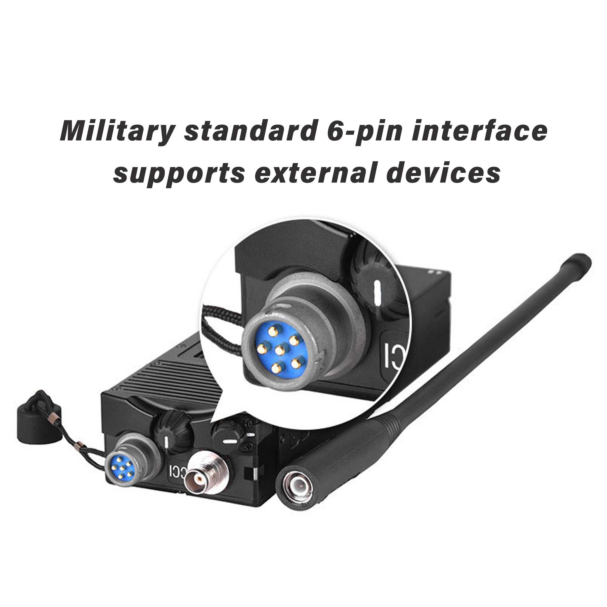 Three Defense Tactical Walkie Talkie Details