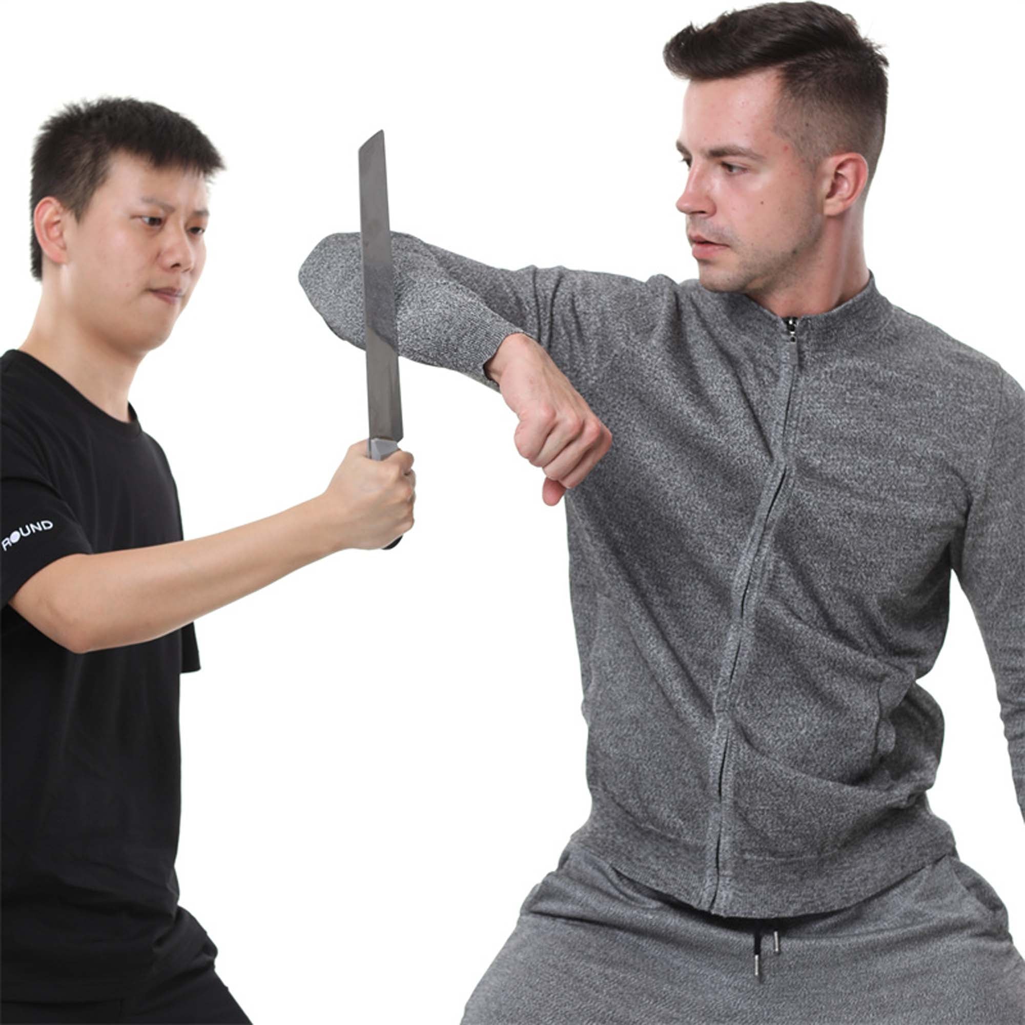 Zip-Up Slash Proof Knitted Clothing