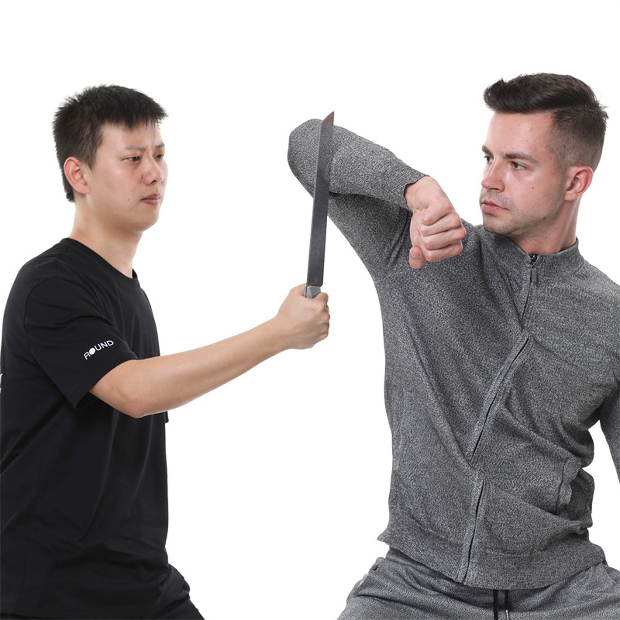 Zip-Up Slash Proof Knitted Clothing