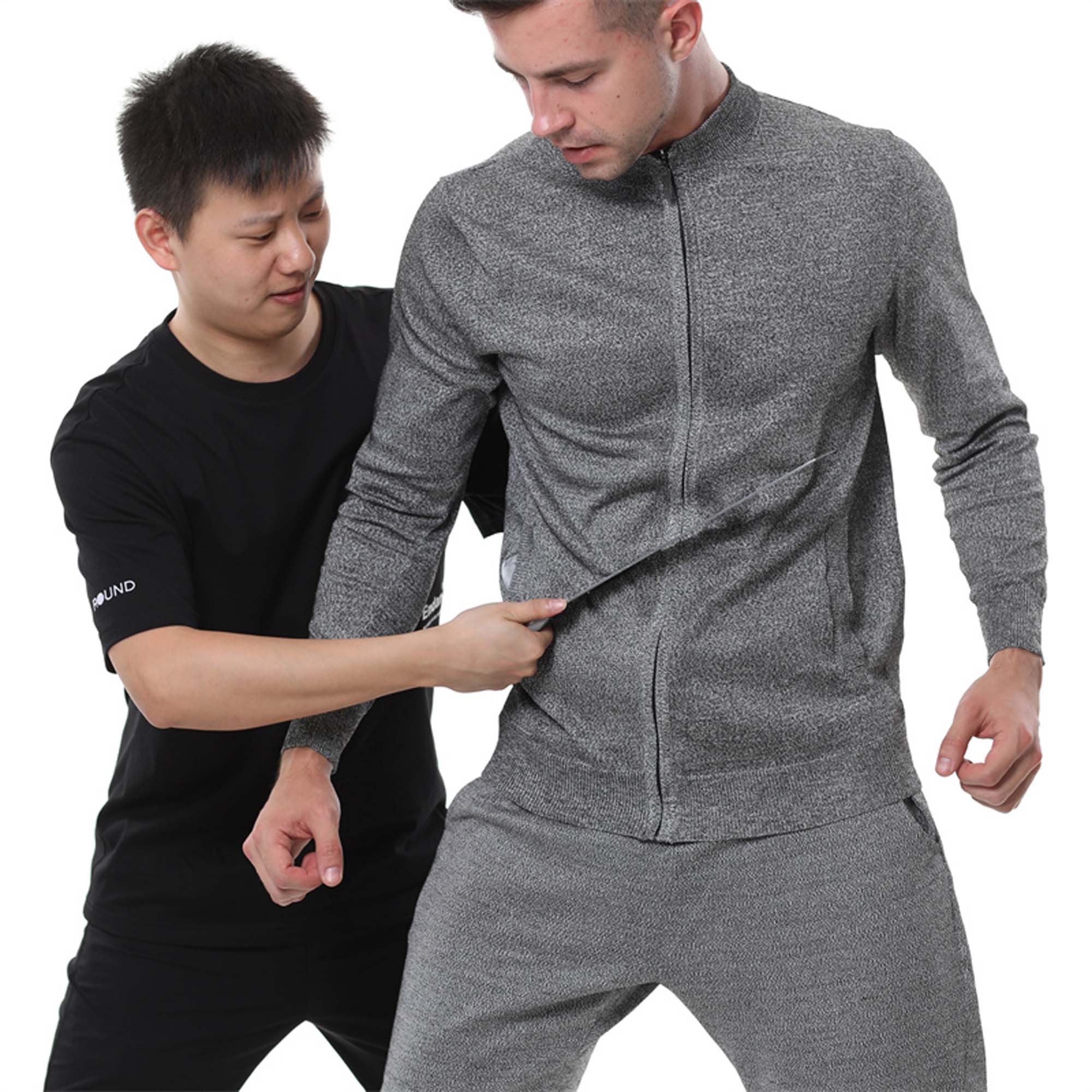 Zip-Up Slash Proof Knitted Clothing