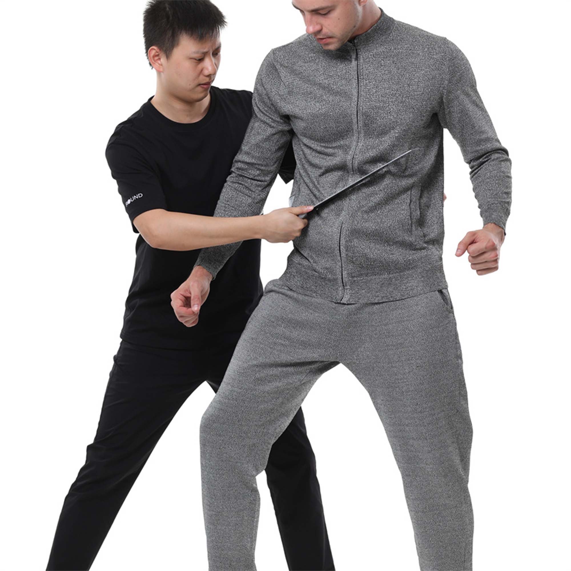 Zip-Up Slash Proof Knitted Clothing