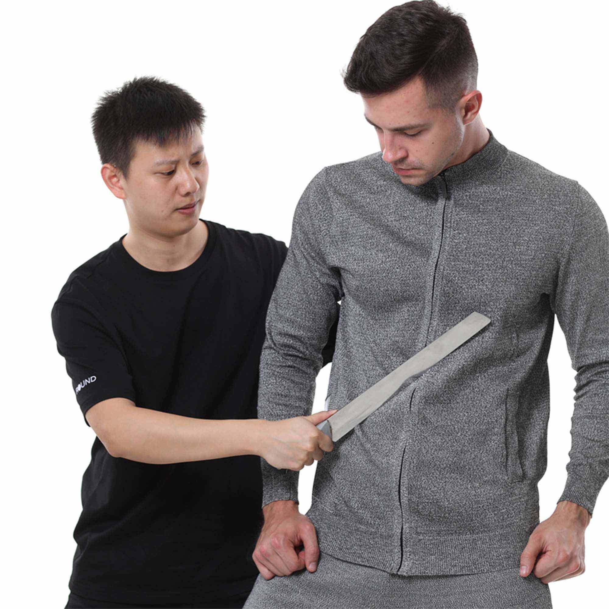 Zip-Up Slash Proof Knitted Clothing