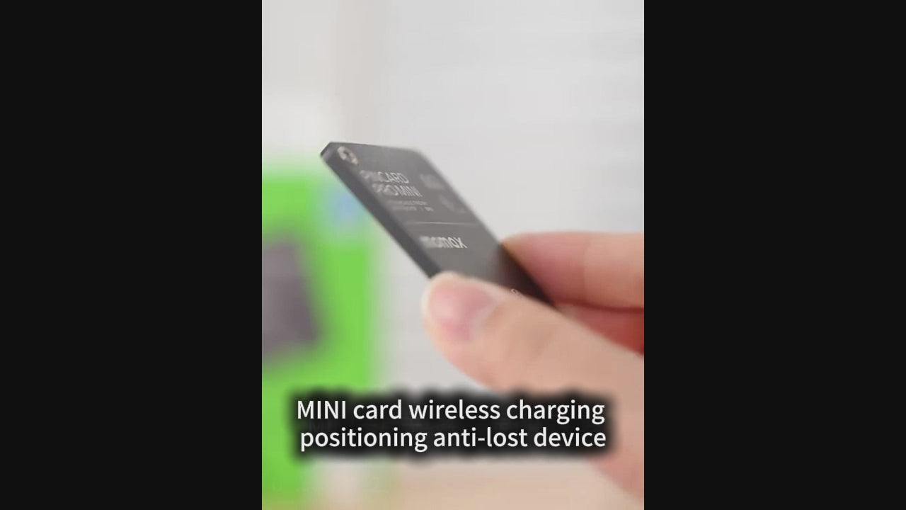 Card-Style Wireless Charging Tracker GPS