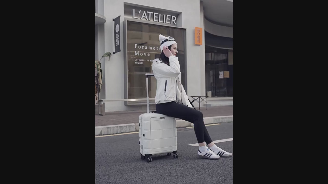 Large-Capacity Fingerprint Luggage