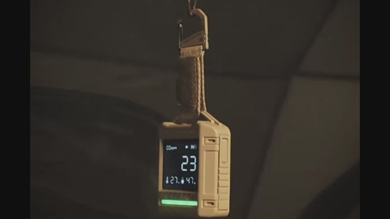 CO Alarm With Temperature & Humidity Detector